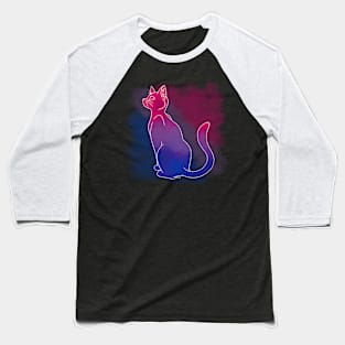 LGBT+ Cats: Bi Baseball T-Shirt